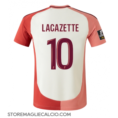 Olympique Lyonnais Alexandre Lacazette #10 Maglia Gara Terza Repliche 2024-25 Maniche Corte Olympique Lyonnais Alexandre Lacazette #10 Maglia Gara Terza Repliche 2024-25 Maniche Corte